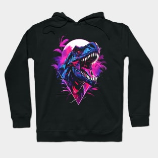 Synthwave T-Rex Hoodie